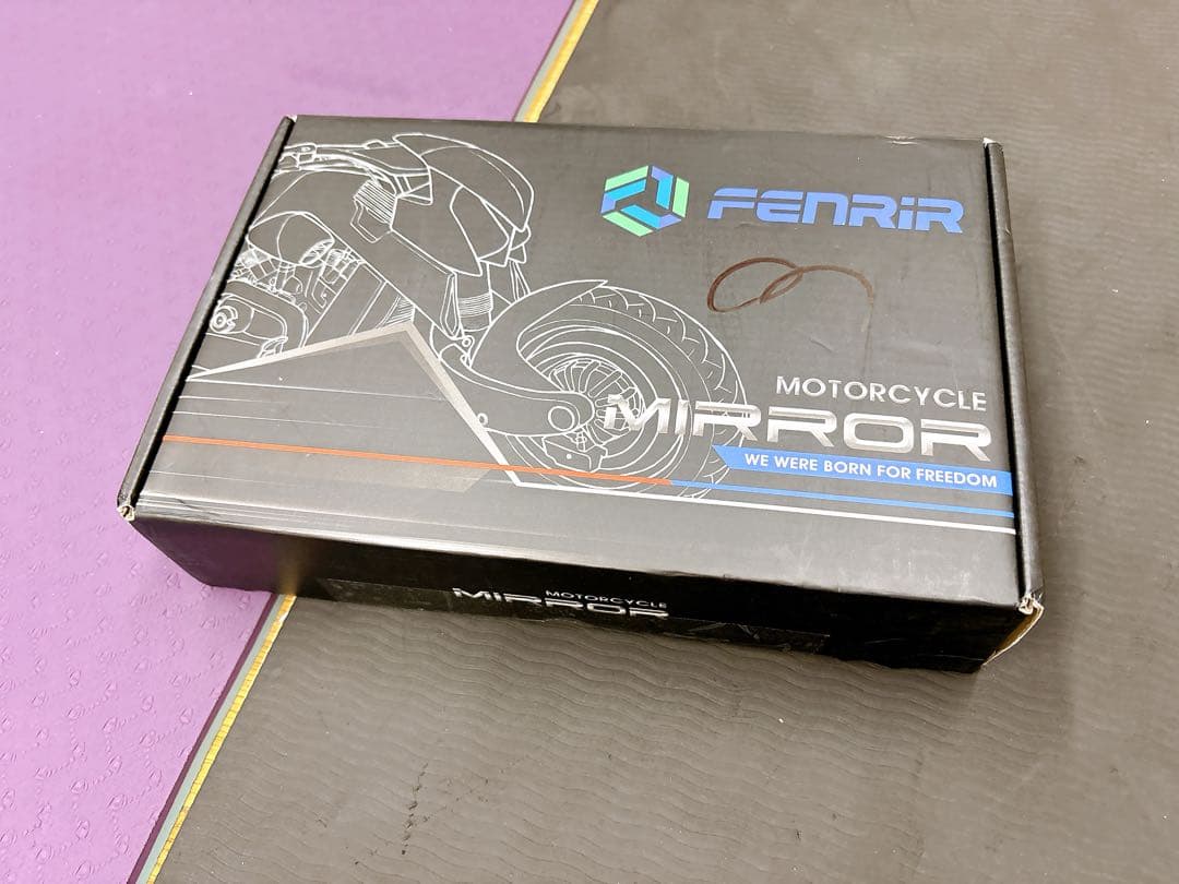 FENRIR ブラック オートバイ バイク バーエンドミラー バイク ミラー