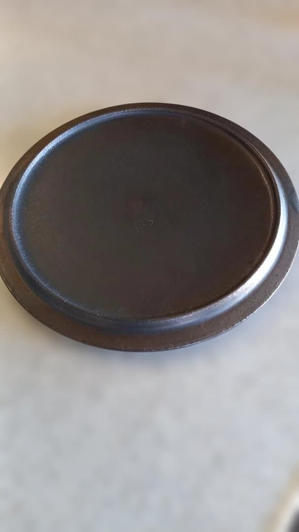 笠間　作家　船串篤司　リム皿　22cm