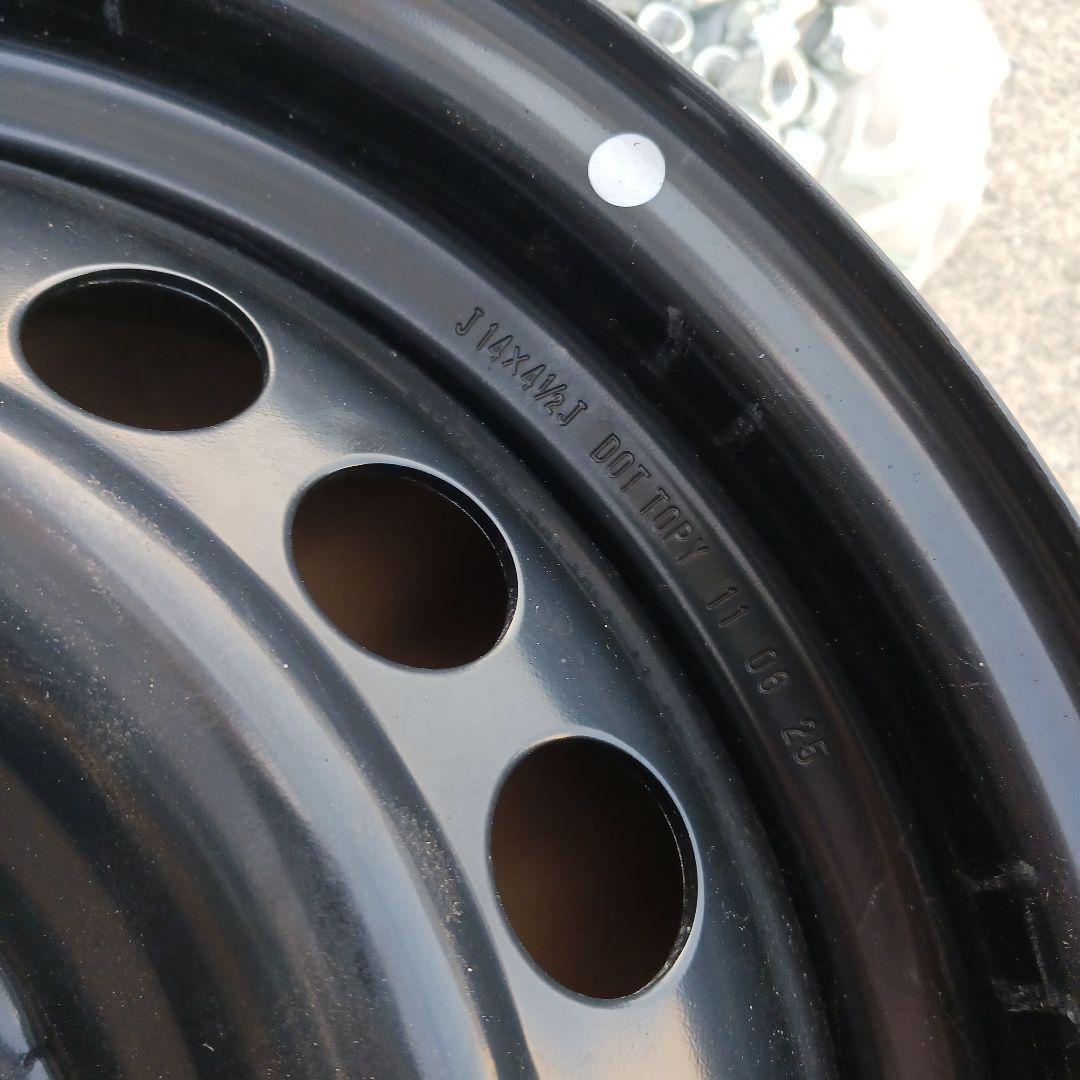 新型ムーブ 　スチールホイール　カバー　ナット1台分