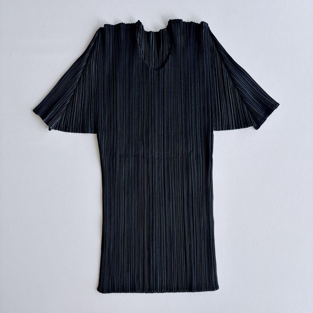 極美品✨PLEATS PLEASEプリーツプリーズ　トップス　半袖　サイズ4 黒