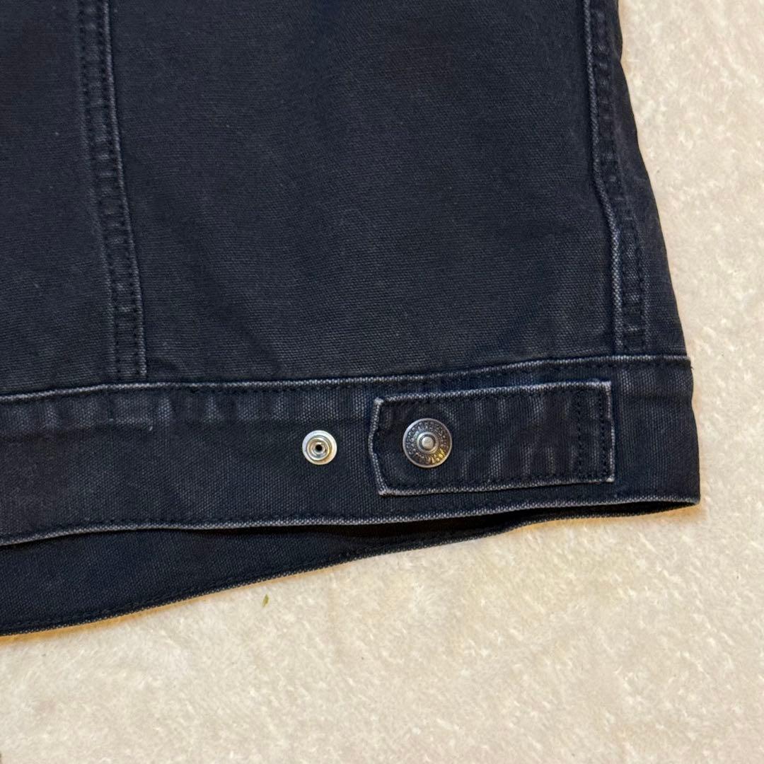\"Levi’s U.S.NAVY ワッペン ボアベスト XL 黒 希少 \"