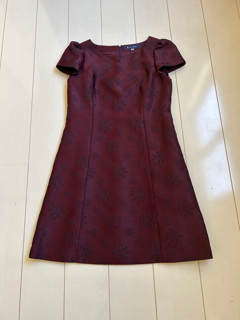 M'sグレイシー♡ワンピース♡ボルドー