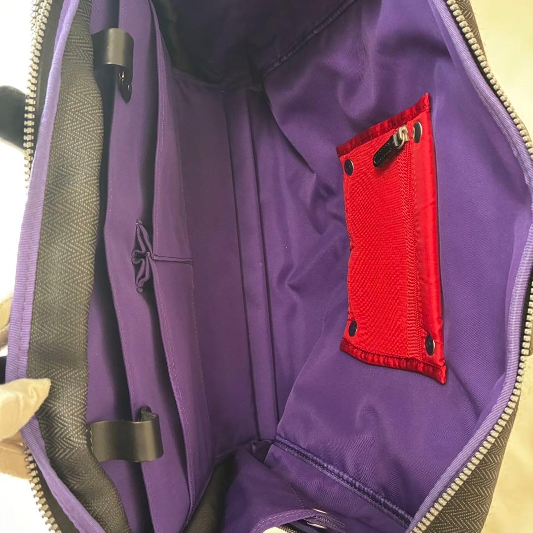 【極美品】 ポールスミス ソフトコレクション ヘリボーン ビジネスバッグ A4可