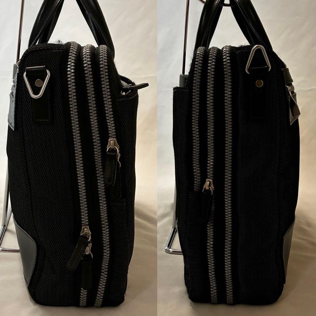 【極美品】 ポールスミス ソフトコレクション ヘリボーン ビジネスバッグ A4可