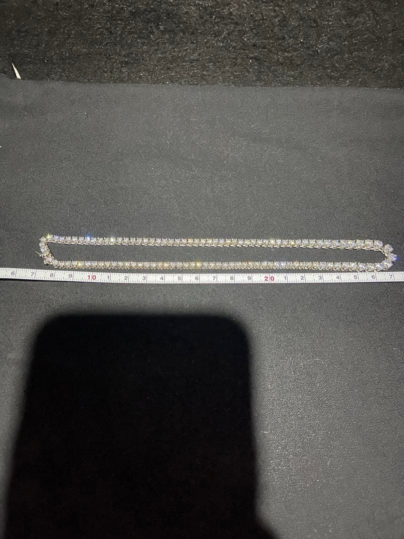 925 シルバーアクセサリー　テニスチェーン　ネックレス