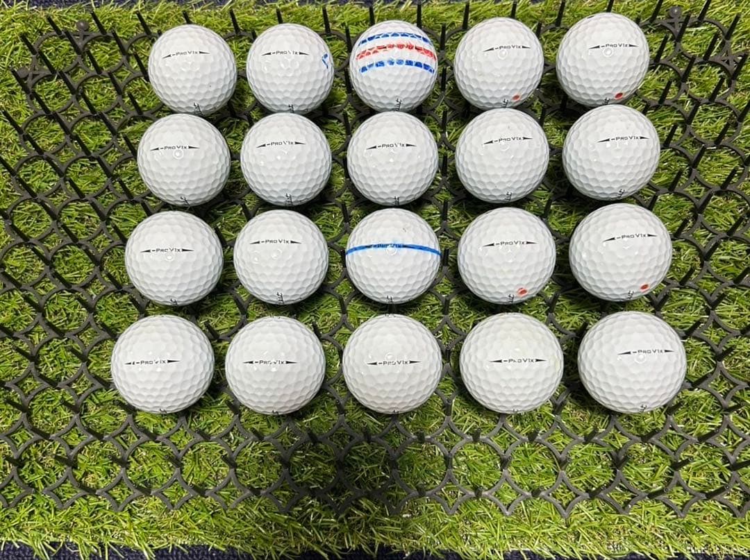 ★A★タイトリスト　Prov1x レフトダッシュ　20球 ロストボール