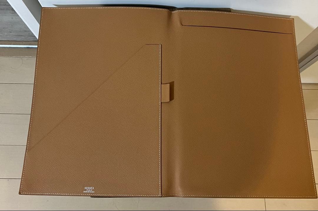 HERMES　エルメス　A4サイズ　ノートカバー　バイカラー