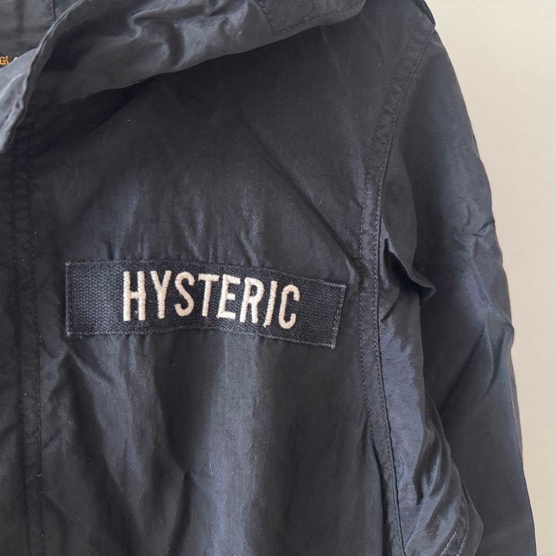Hysteric Glamour ヒス ナイロン コート 薄手 黒 春