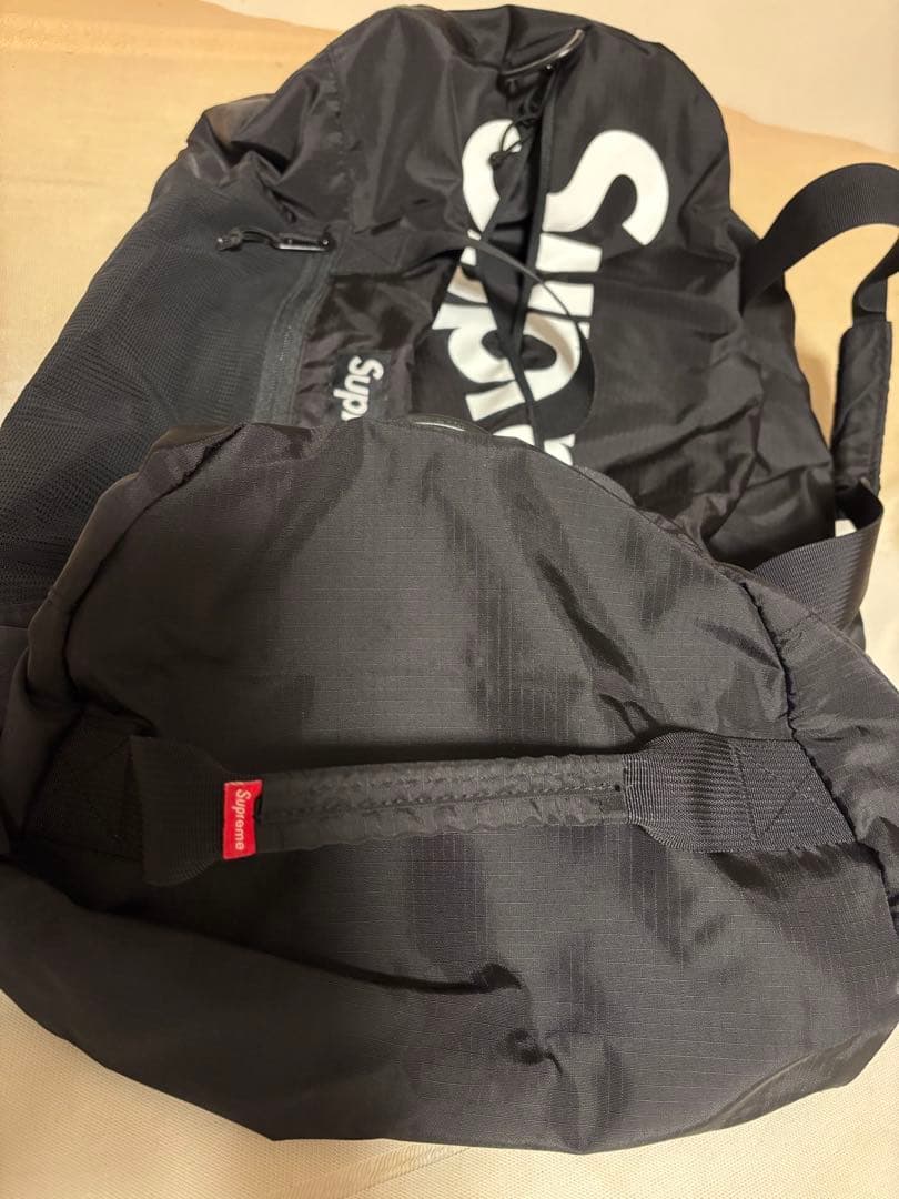 Supreme シュプリーム ダッフルバッグ 黒 17ss