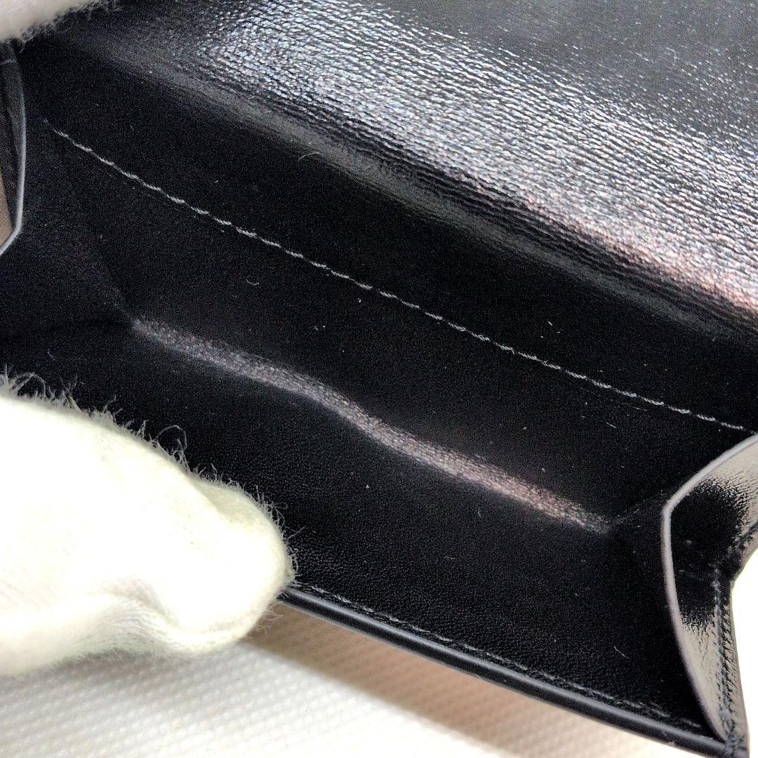 【未使用級 現行 箱,保存袋付き】ジルサンダー　ベイビーウォレット　三つ折り　黒