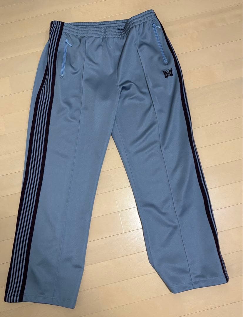 needles トラックパンツ サックスブルー