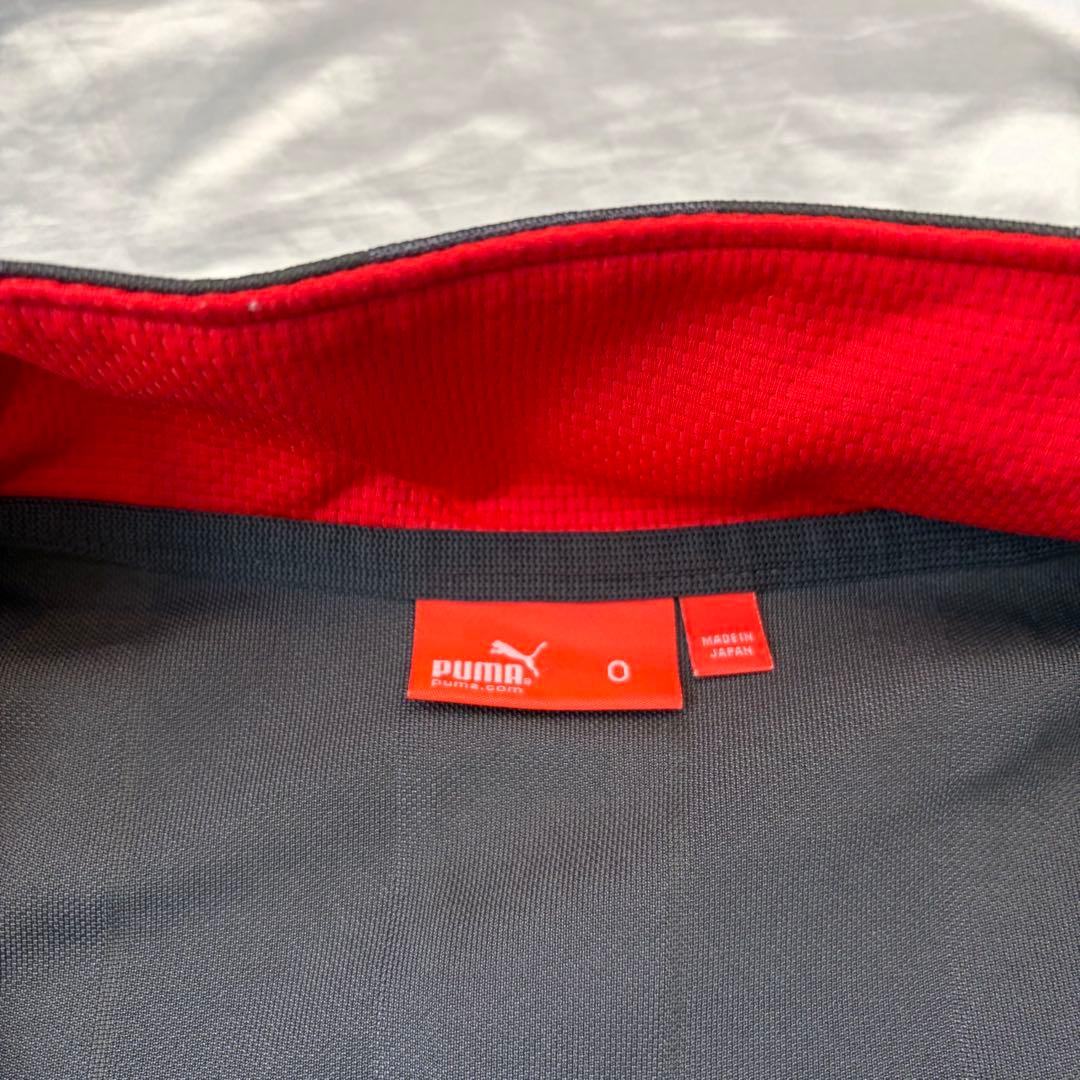 PUMA ジャージ上下セット グレー/レッド Oサイズ