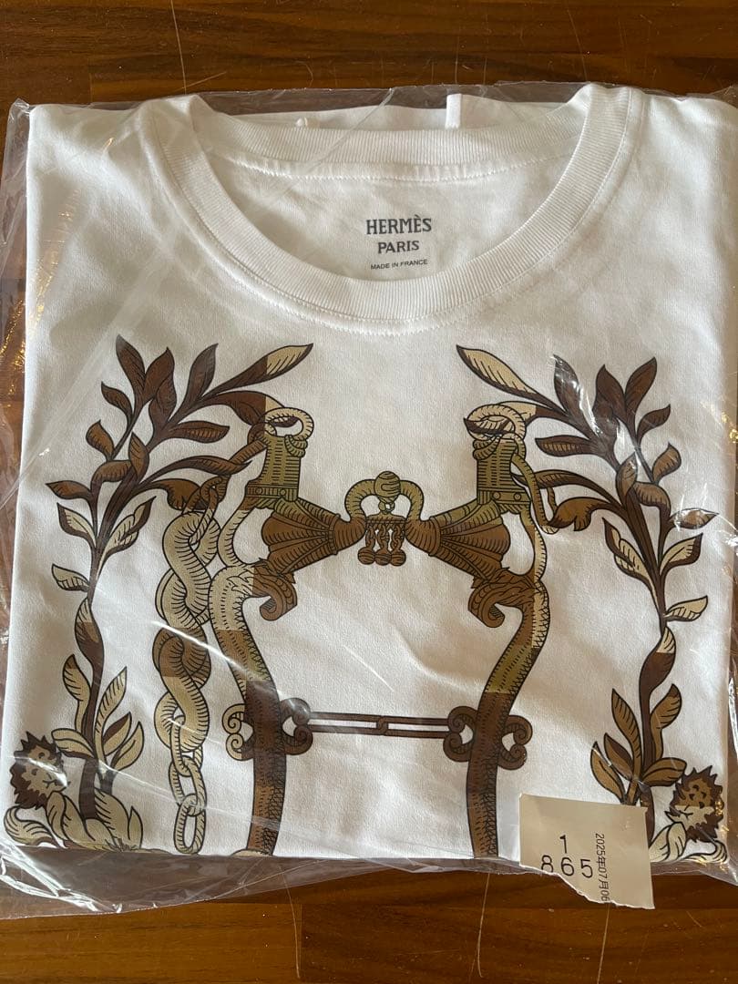 極美品　HERMES Tシャツ　カルトゥッシュ　サイズ40 エルメス