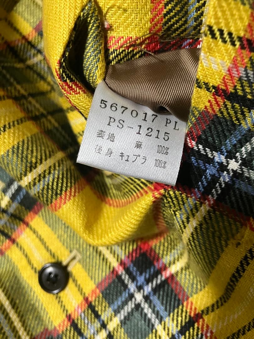paul smith ポールスミス チェック イエロー 3ピース セットアップ