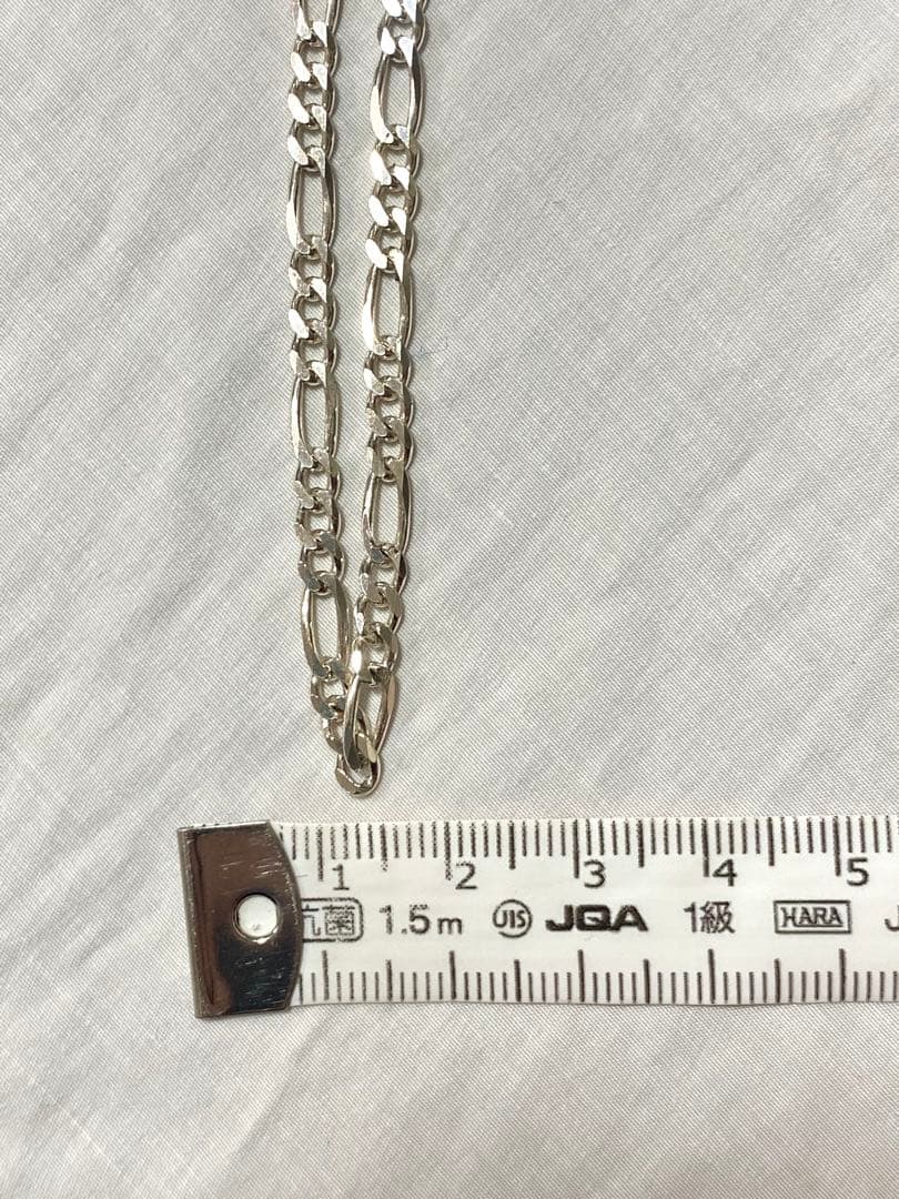 新品 未使用 シルバー925 チェーンネックレス イタリア製 50㎝ 11g
