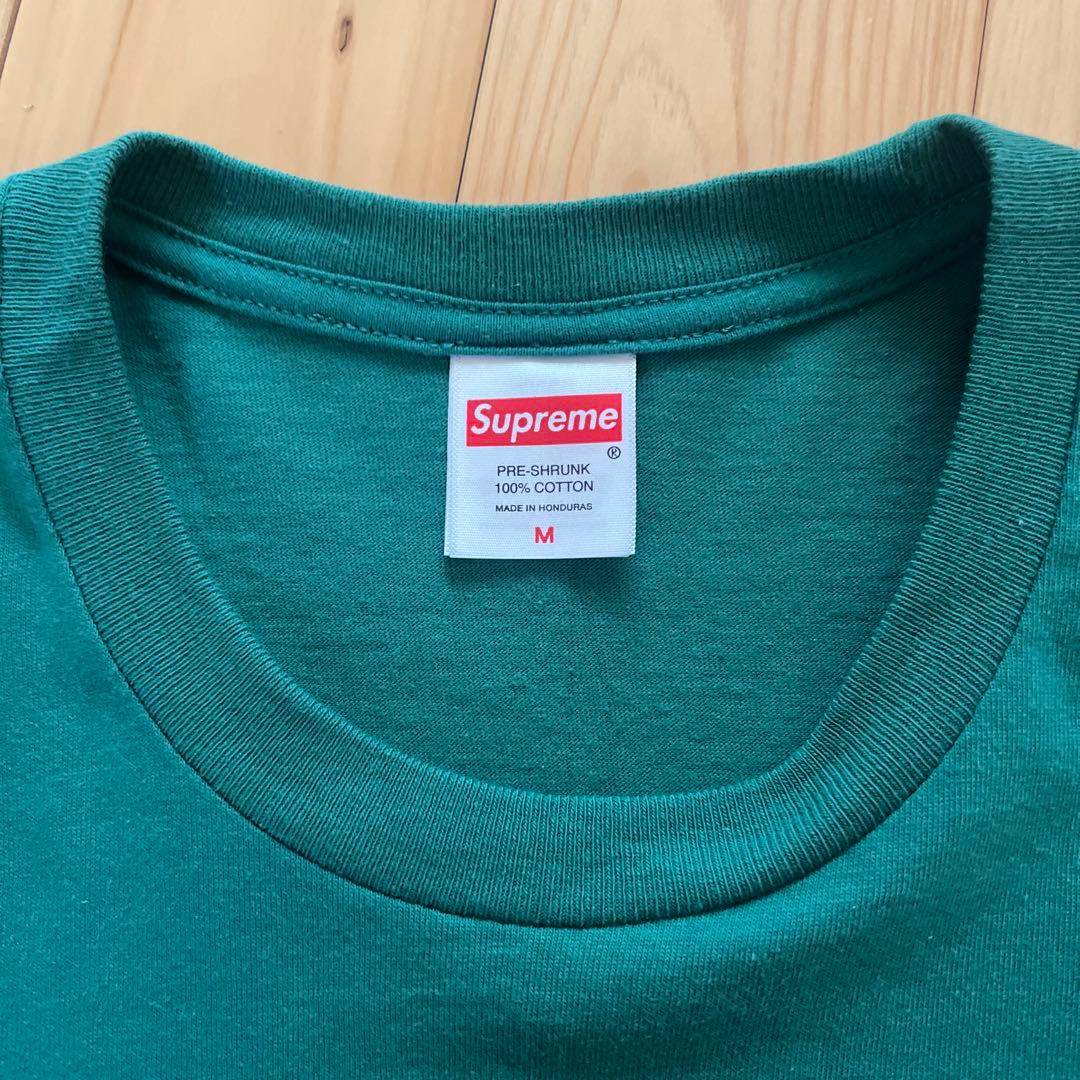 Supreme グリーン Tシャツ M