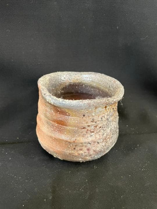 【新品・未使用】備前焼　ぐい呑①