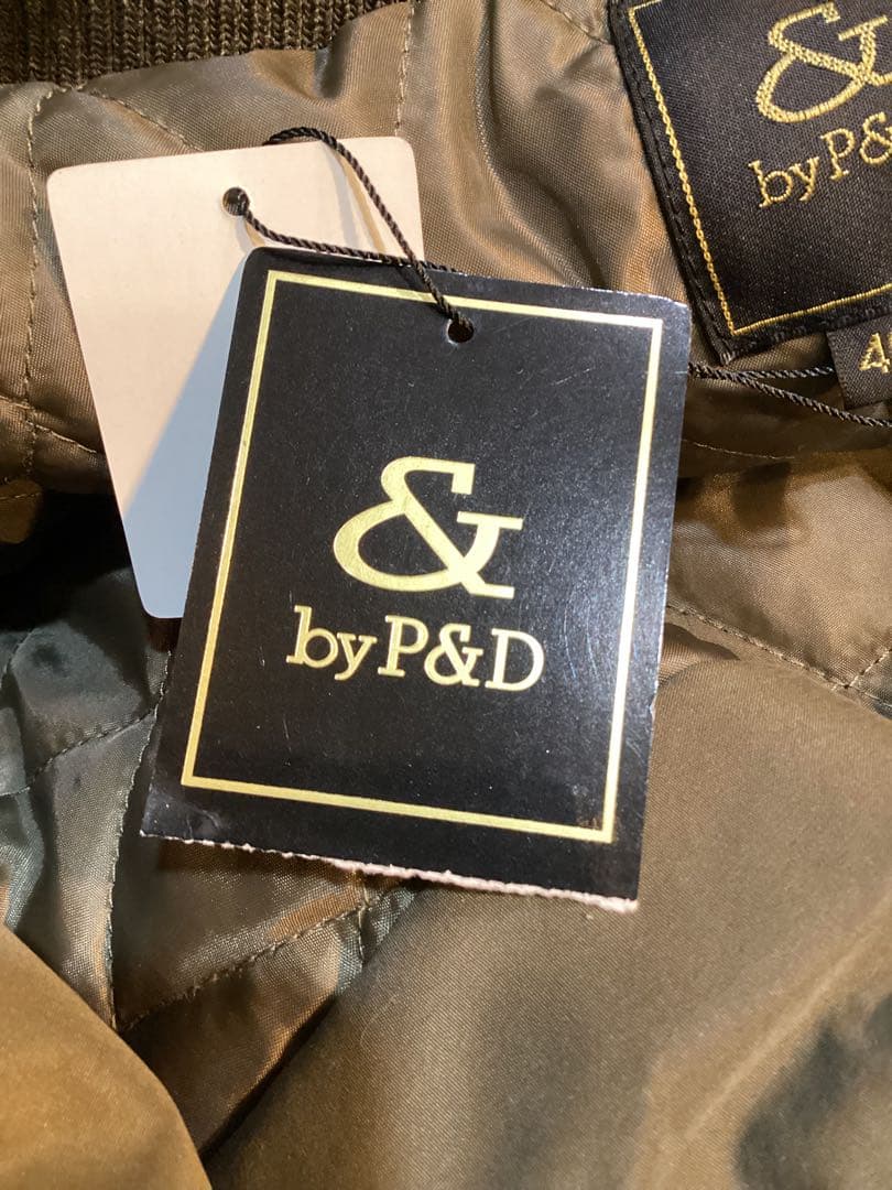 & by P&Dアンドバイピンキーアンドダイアン　モッズコート　カーキ　新品40