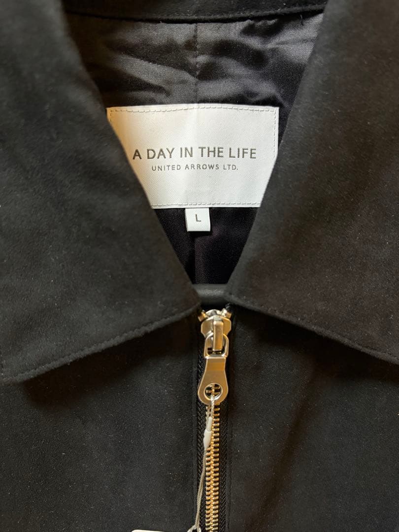 A DAY IN THE LIFE スエードライクブルゾン　 L