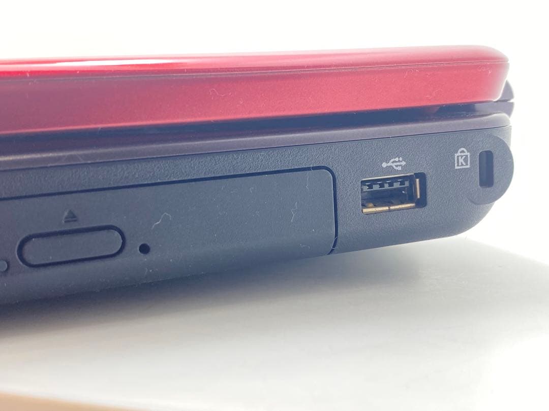 NEC LaVie ノートPC レッド ACアダプター付き