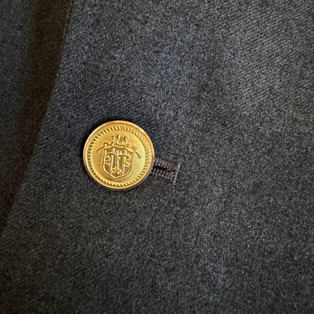 美品✨ジェイプレス テーラードジャケット 金ボタン ウール グレー 背抜き 11