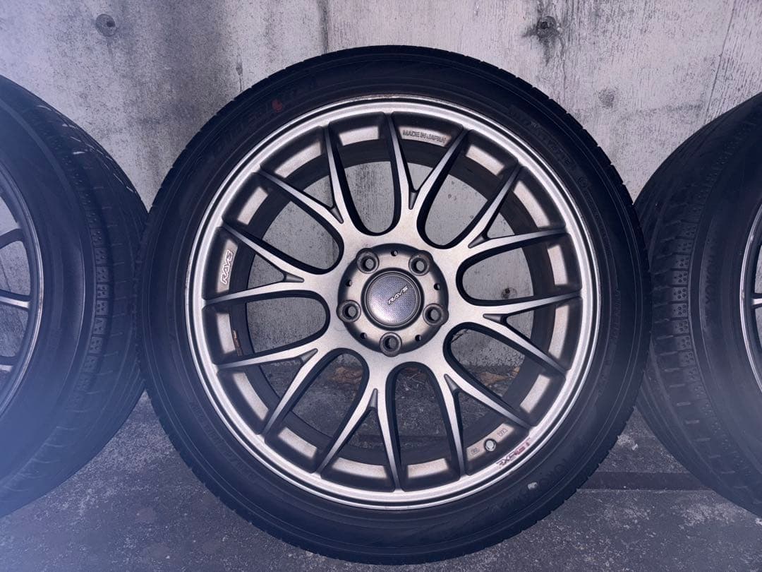 RAYS HOMURA 2×8GT 18inch 8J+43 5H 114.3