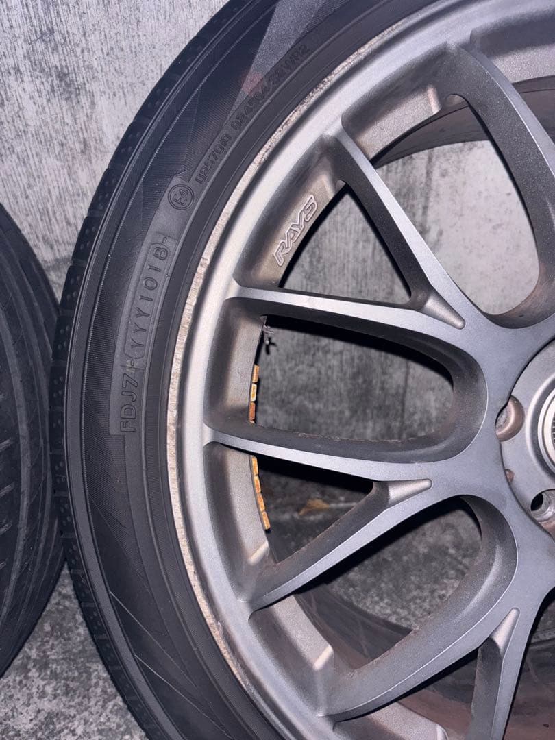 RAYS HOMURA 2×8GT 18inch 8J+43 5H 114.3