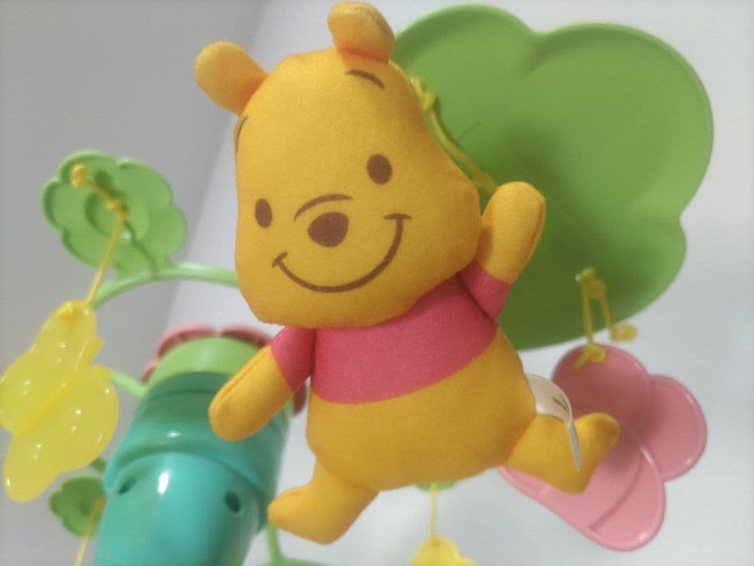 美品タカラトミー くまのプーさん えらべる回転 6wayジムにへんしんメリー