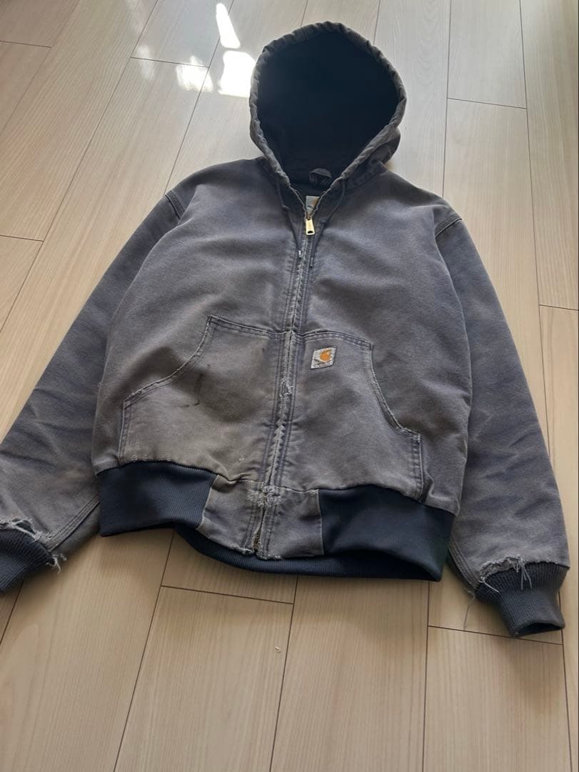 カーハート　アクティブジャケット　Sサイズ　短丈　グレー