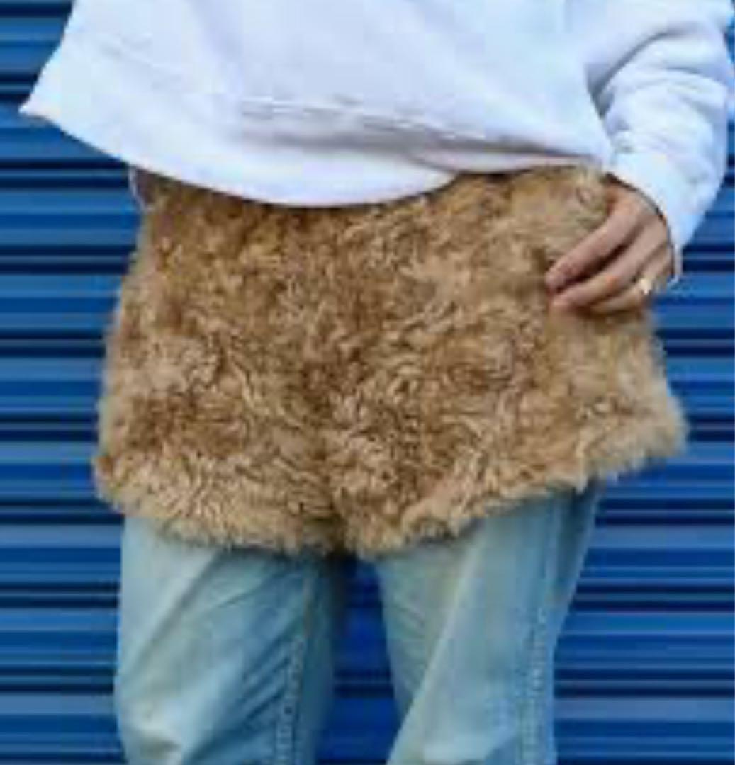 crinkle crinkle crinkle テディファーショートパンツ