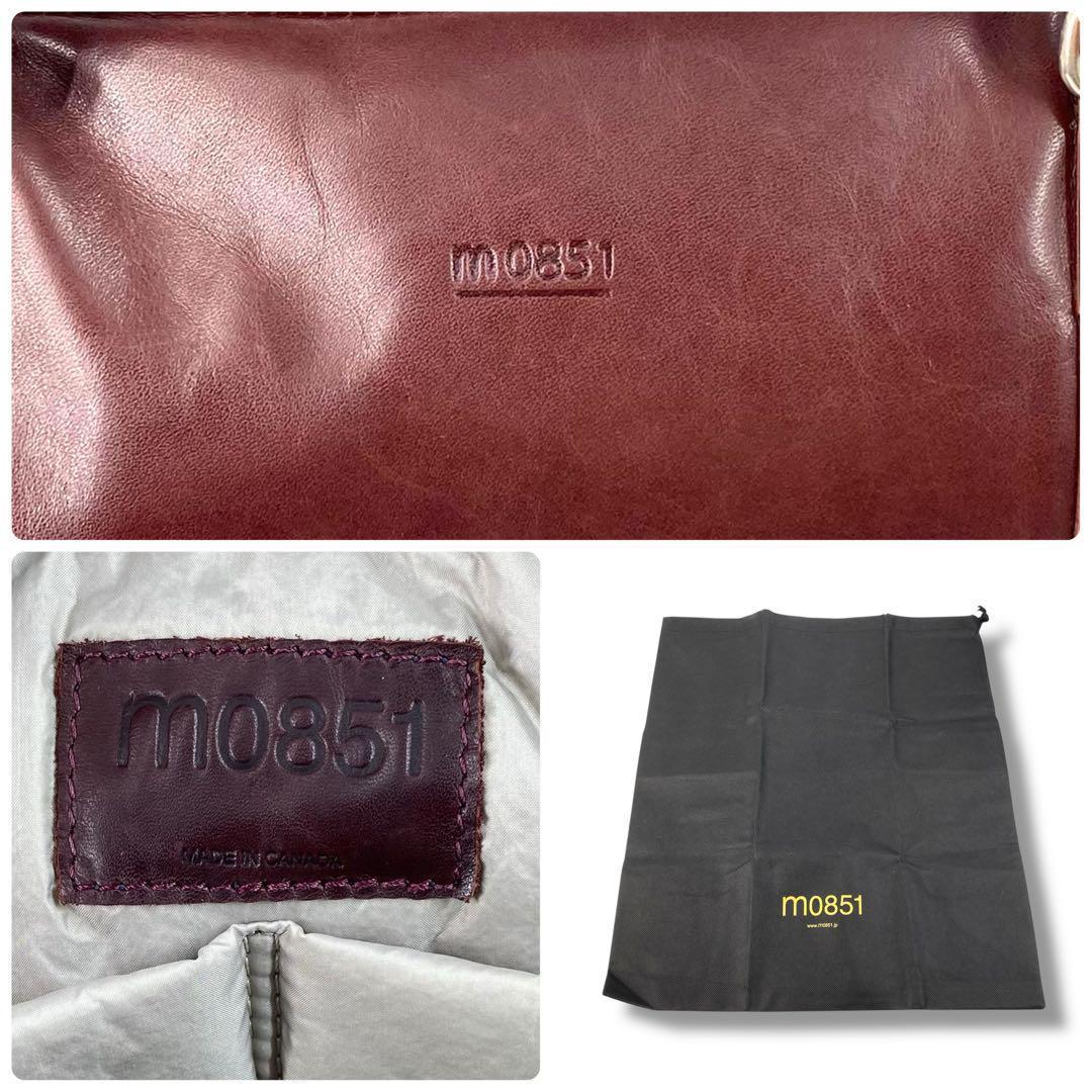 m0851 ANILINE DUFFLE SHOULDER BAG ダッフル