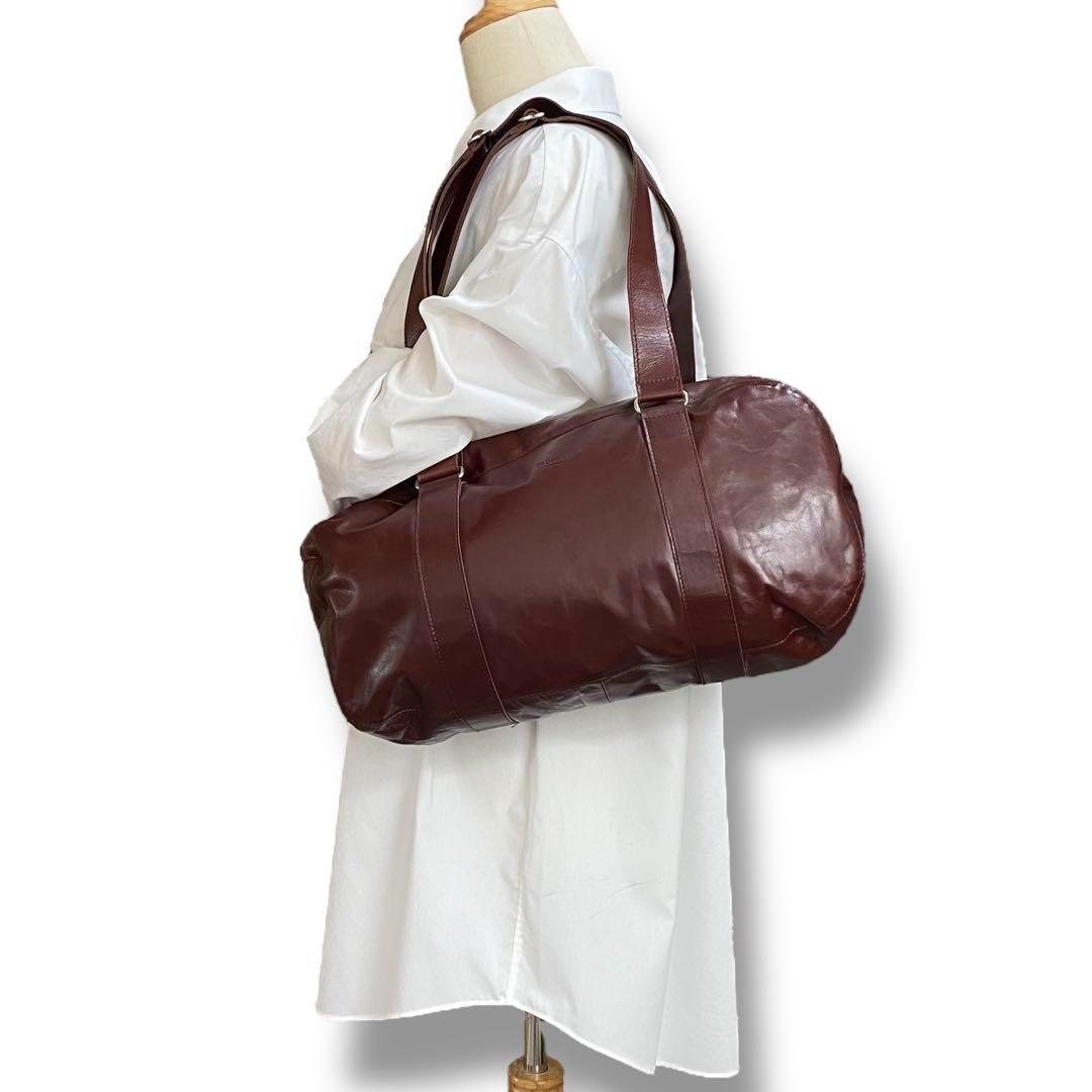 m0851 ANILINE DUFFLE SHOULDER BAG ダッフル