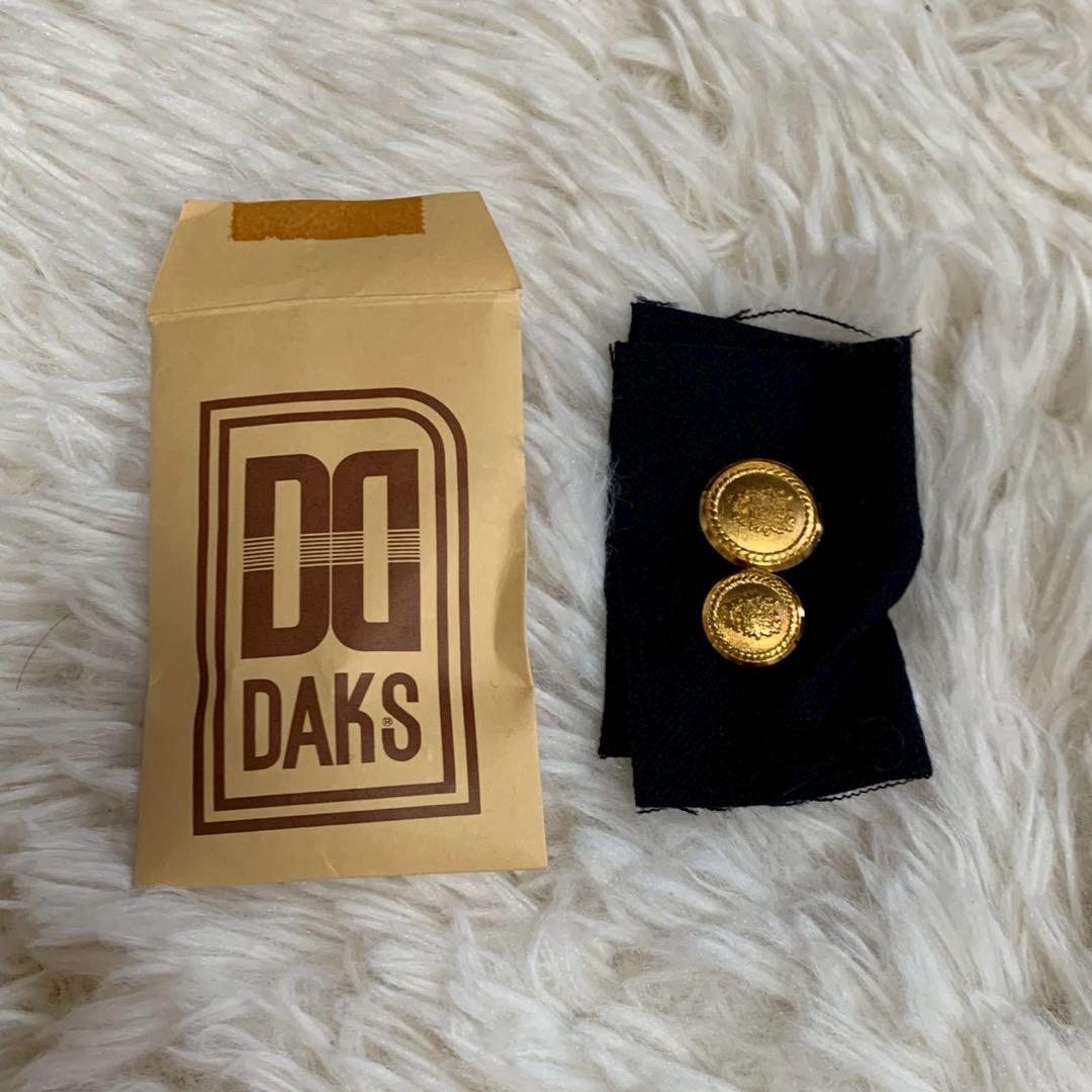 【極美品】Daks ダックス ダブル 紺ブレ 金ボタン ブレザー 11AR