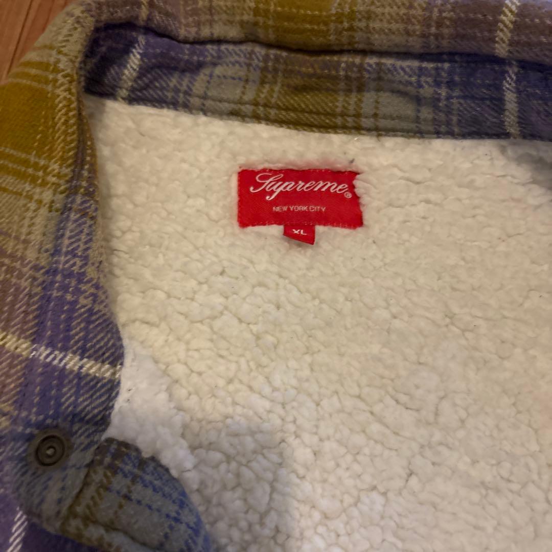 ジャケット・アウター Supreme 22AW ShearlingLined FlannelSHIRT