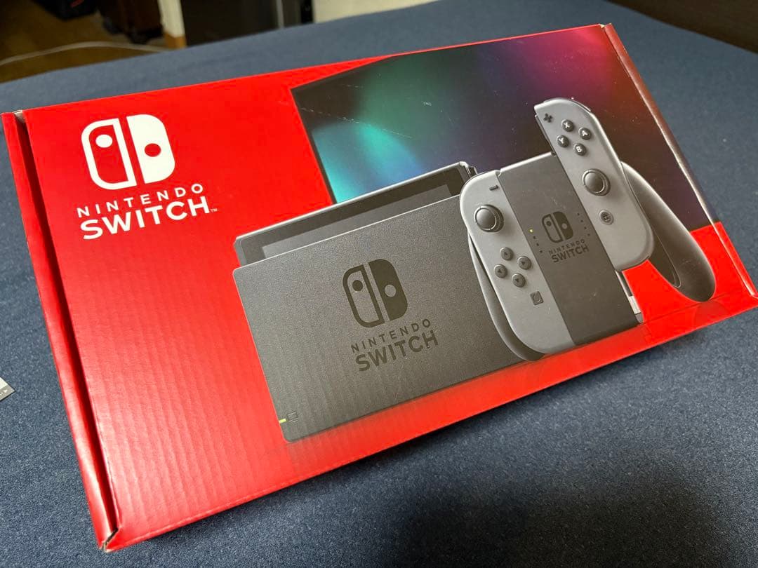 Nintendo Switch グレー 本体 ジョイコン付き スイッチ 完備品