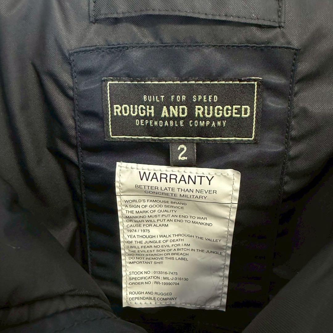 希少 美品 ROUGH AND RUGGED N2-B JACKET