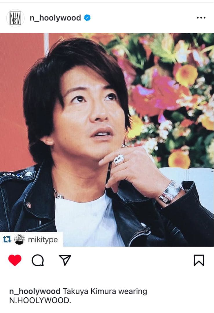 【キムタク着用】 VANS N.HOOLYWOOD コラボ Tシャツ 木村拓哉着