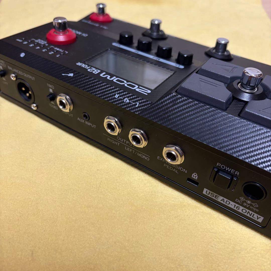 ZOOM B2 Four ベース用 マルチ エフェクター アンプ エミュレーター