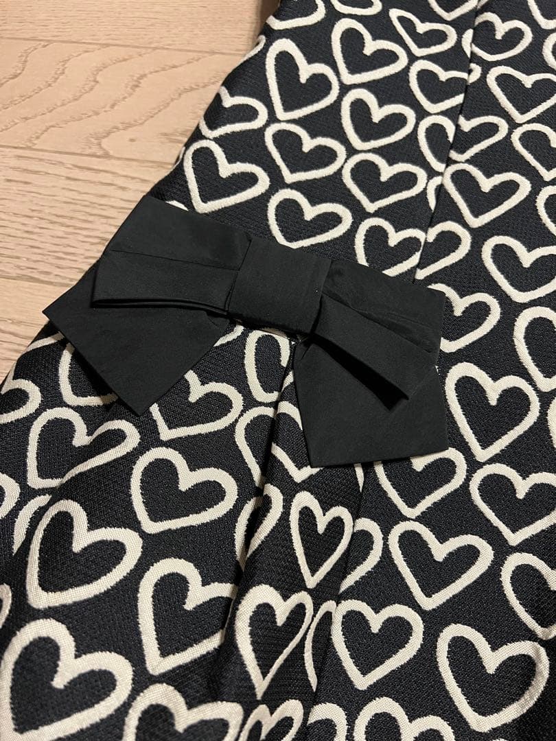 M's GRACY エムズグレイシー ハート ワンピース リボン