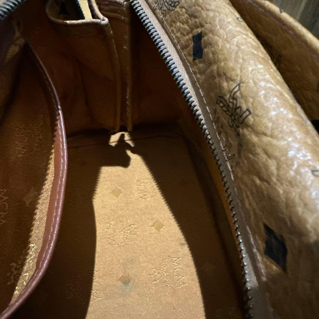 MCM ロゴプリント ボストンバッグ美品