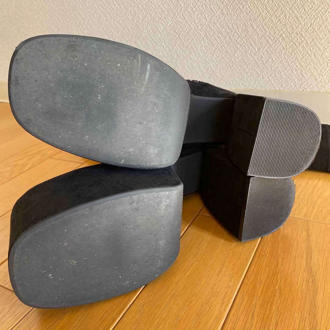 EMODA バルキーブランプフィットブーツ L ブラック