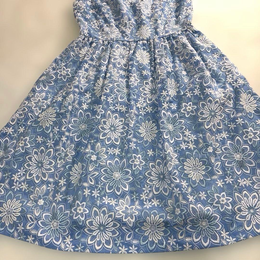 トッカ PASSISTA総刺繍花柄ワンピース サイズ0 美品　オンワード樫山
