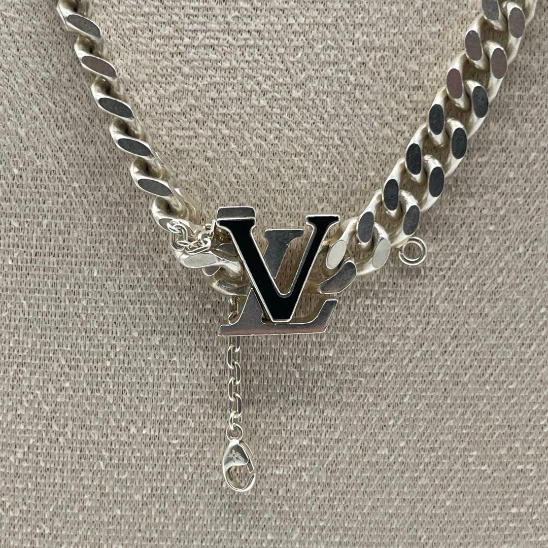 Louis Vuittonルイヴィトン SV925 LVスパイク ネックレス