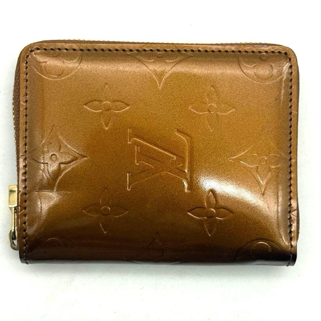ルイヴィトン ヴェルニ ブルーム ウンドジップ コンパクト ブロンズ 財布