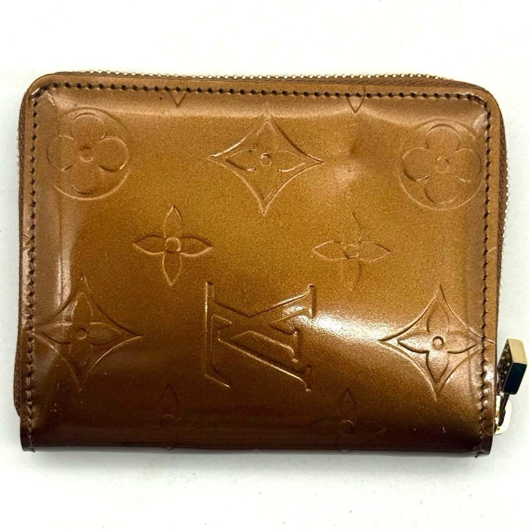 ルイヴィトン ヴェルニ ブルーム ウンドジップ コンパクト ブロンズ 財布