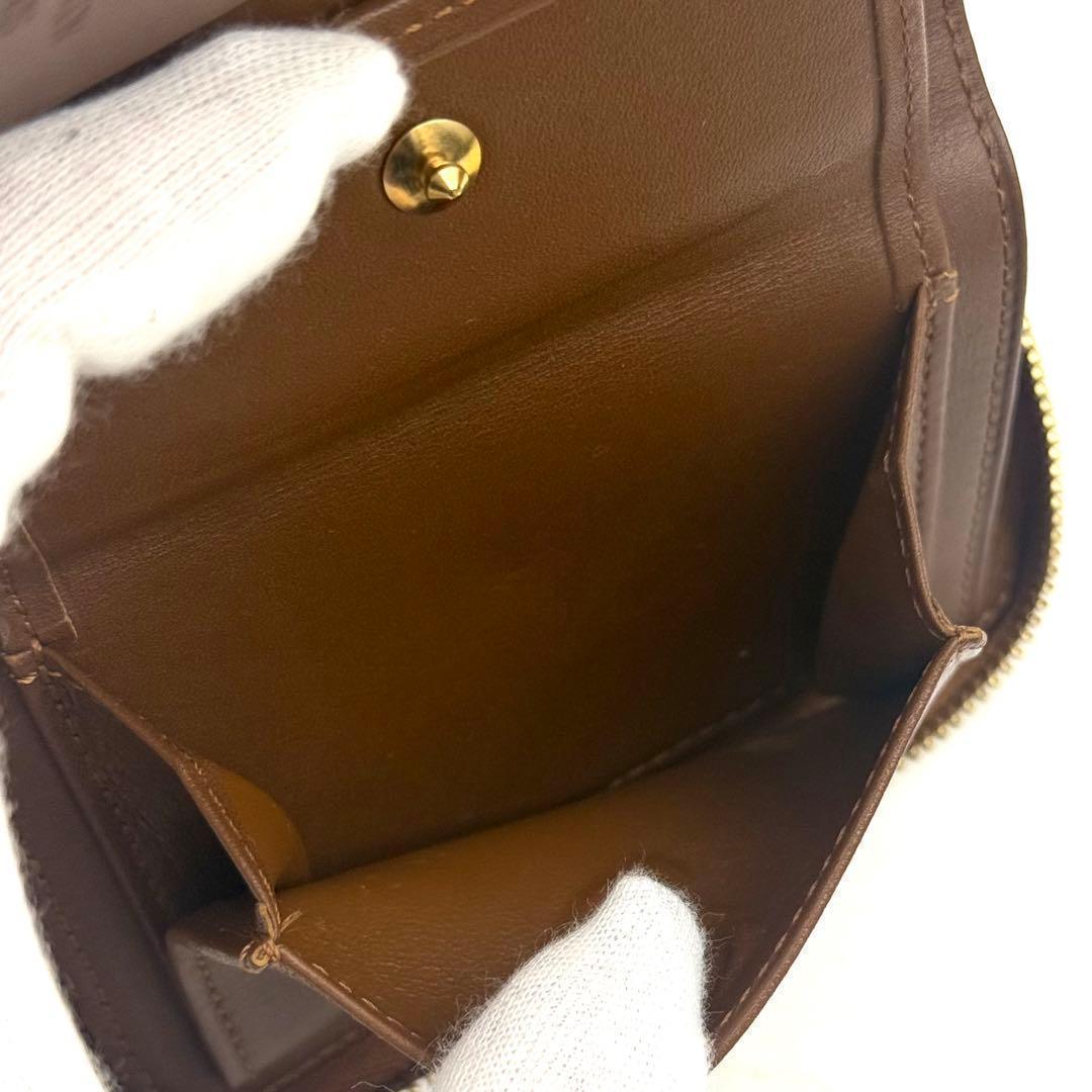 ルイヴィトン ヴェルニ ブルーム ウンドジップ コンパクト ブロンズ 財布