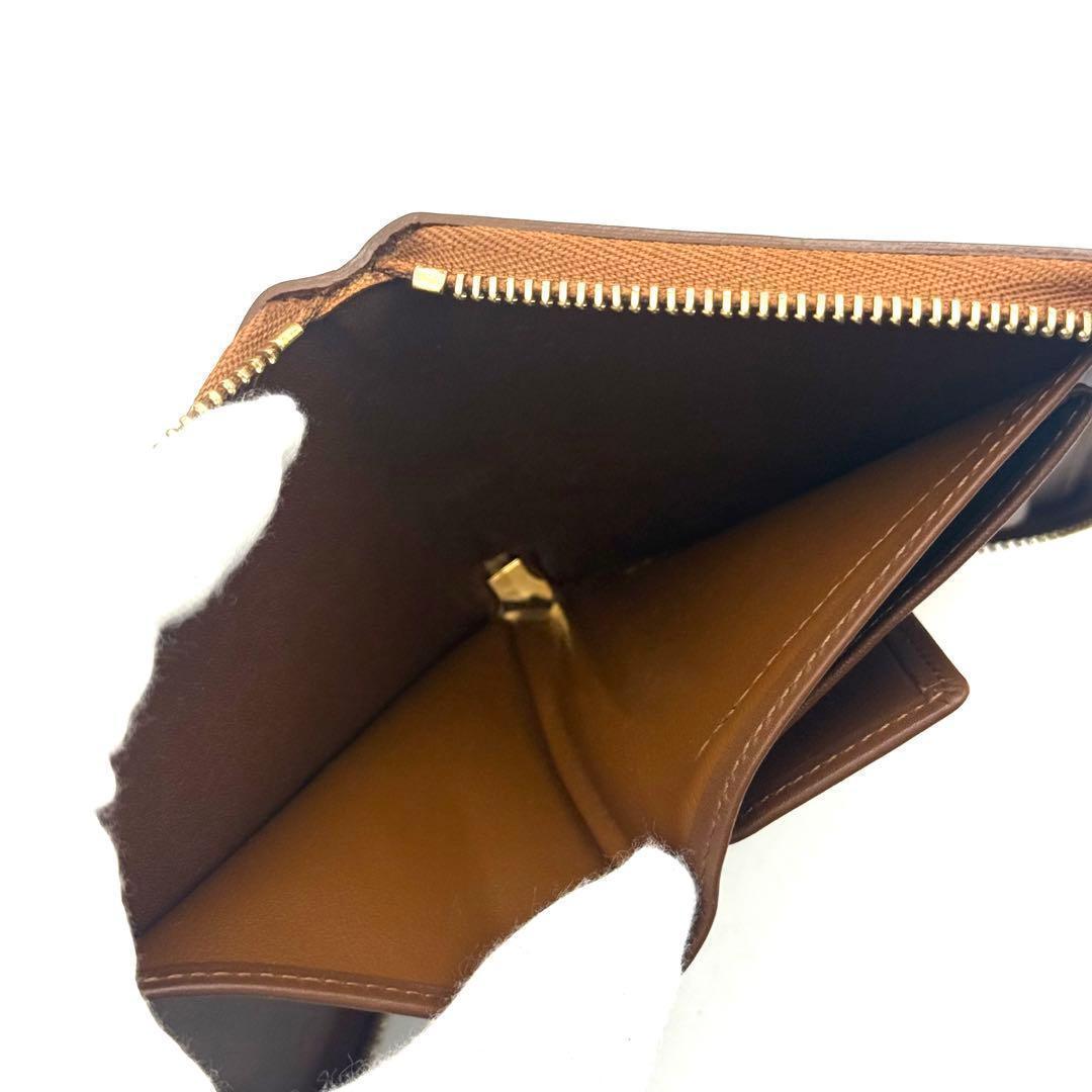 ルイヴィトン ヴェルニ ブルーム ウンドジップ コンパクト ブロンズ 財布