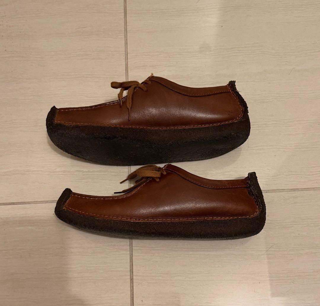 クラークス ナタリー 革靴 本革 レザー チェスナット ブラウン UK7.5