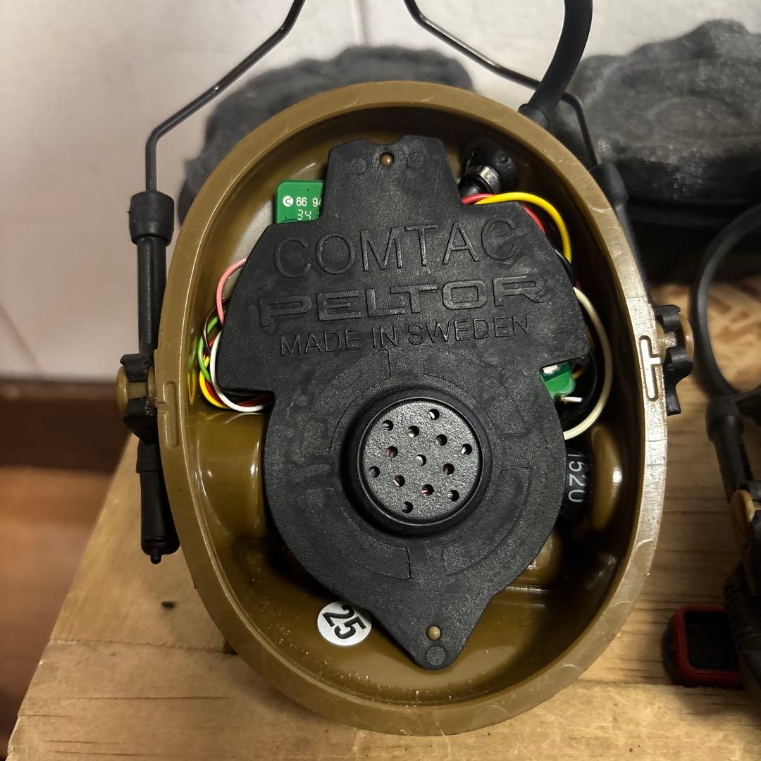 f*6様 初期型　米軍実物　PELTOR COMTAC IIIヘッドセット　動作