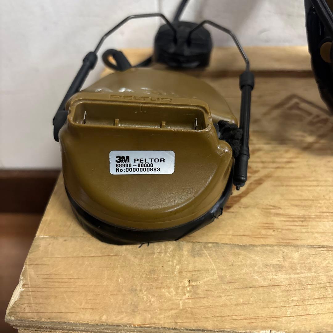 f*6様 初期型　米軍実物　PELTOR COMTAC IIIヘッドセット　動作
